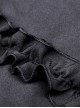 Gothic Style Sweet Lace Heart Shape Hollow Strap Black Daily Suspender Doll Dress