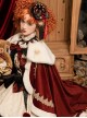 Fools Crowned Series Dignitary Gorgeous Versatile Plush Edge Sweet Lolita Double Sided Big Hem Cloak