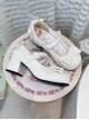 Tea Party Lady Series Macaron Color Cute Bowknot Round Head Sweet Lolita Mary Jane Middle High Leather Shoes