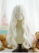 Big Land Series Multicolor Daily Versatile Commute Elegant Flat Bangs Long Curly Hair Classic Lolita Full Head Wig