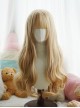 Big Land Series Multicolor Daily Versatile Commute Elegant Flat Bangs Long Curly Hair Classic Lolita Full Head Wig