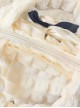 Milk Puff Soft Bubble Clouds Polychromatic Ruffles Bowknot Versatile Daily Lady Sweet Lolita Handbag