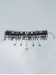 Dusk Baste Series Gorgeous Vintage Egyptian Style Colorful Gemstone Pearl Tassel Classic Lolita Necklace