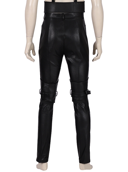 Final Fantasy VII Remake Halloween Cosplay Sephiroth Costume Black Trousers