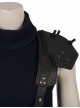 Final Fantasy VII Remake Halloween Cosplay Cloud Strife Dark Blue Version Costume Set Without Boots