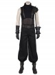 Final Fantasy VII Remake Halloween Cosplay Cloud Strife Dark Blue Version Costume Dark Blue Vest