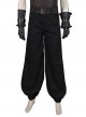 Final Fantasy VII Remake Halloween Cosplay Cloud Strife Dark Blue Version Costume Black Trousers