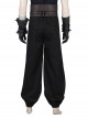 Final Fantasy VII Remake Halloween Cosplay Cloud Strife Dark Blue Version Costume Black Trousers