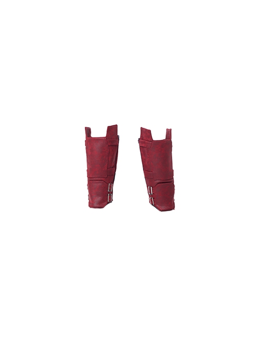 Deadpool 2 Halloween Cosplay Deadpool Wade Winston Wilson Accessories Red Leg Guards