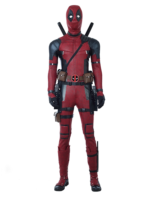 Deadpool 2 Halloween Cosplay Deadpool Wade Winston Wilson Accessories Red Leg Guards