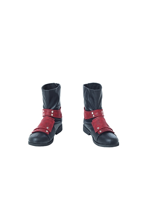 Deadpool 2 Halloween Cosplay Deadpool Wade Winston Wilson Accessories Black Red Boots