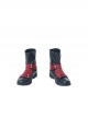 Deadpool 2 Halloween Cosplay Deadpool Wade Winston Wilson Accessories Black Red Boots