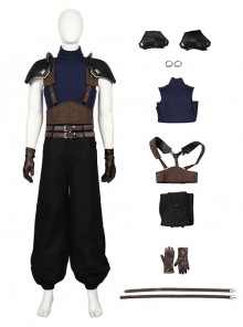 Game Final Fantasy VII Halloween Cosplay Zack Fair Costume Set Without Boots