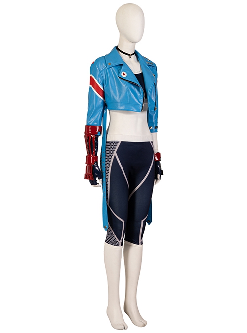 Street Fighter 6 Halloween Cosplay Cammy White Costume Set Without Shoes