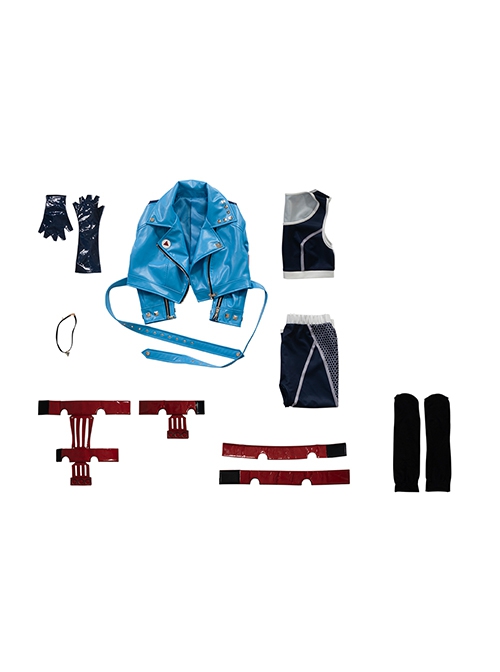 Street Fighter 6 Halloween Cosplay Cammy White Costume Set Without Shoes