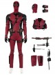 Movie Deadpool 3 Halloween Cosplay Wade Winston Wilson Costume Set Without Shoes Without Props