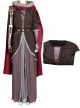 Game Elden Ring Halloween Cosplay Malenia Outfit Costume Brown Dress