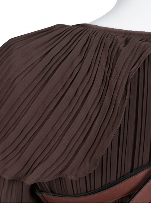 Game Elden Ring Halloween Cosplay Malenia Outfit Costume Brown Dress