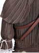 Game Elden Ring Halloween Cosplay Malenia Outfit Costume Brown Dress