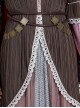 Game Elden Ring Halloween Cosplay Malenia Outfit Costume Brown Dress