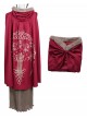 Game Elden Ring Halloween Cosplay Malenia Outfit Costume Red Cloak