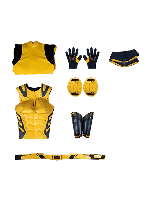 Movie Deadpool 3 Halloween Cosplay James Howlett Wolverine Costume Set Without Boots Without Wolf Paws