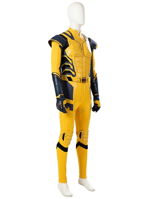 Movie Deadpool 3 Halloween Cosplay James Howlett Wolverine Costume Set Without Boots Without Wolf Paws