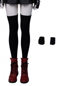 Final Fantasy VII Remake Halloween Cosplay Tifa Lockhart New Version Accessories Black Socks