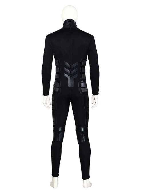 Batman The Dark Knight Halloween Cosplay Batman Bruce Wayne Costume Bodysuit And Shoulder Guards