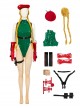 Game Street Fighter Halloween Cosplay Cammy White Costume Green Bikini Full Set