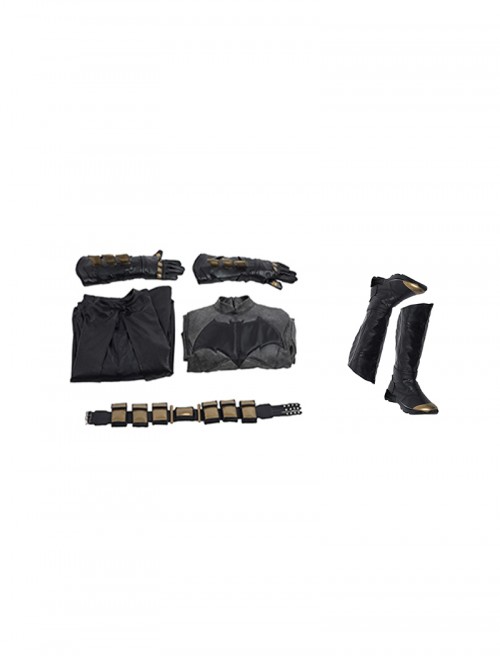 Justice League Halloween Cosplay Batman Bruce Wayne Battle Suit Costume Full Set