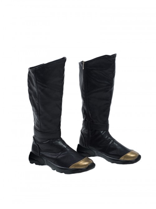 Justice League Halloween Cosplay Batman Bruce Wayne Battle Suit Accessories Black Boots