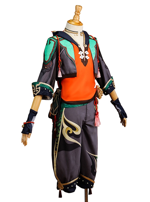 Game Genshin Impact Halloween Cosplay Gaming Outfits Costume Full Set