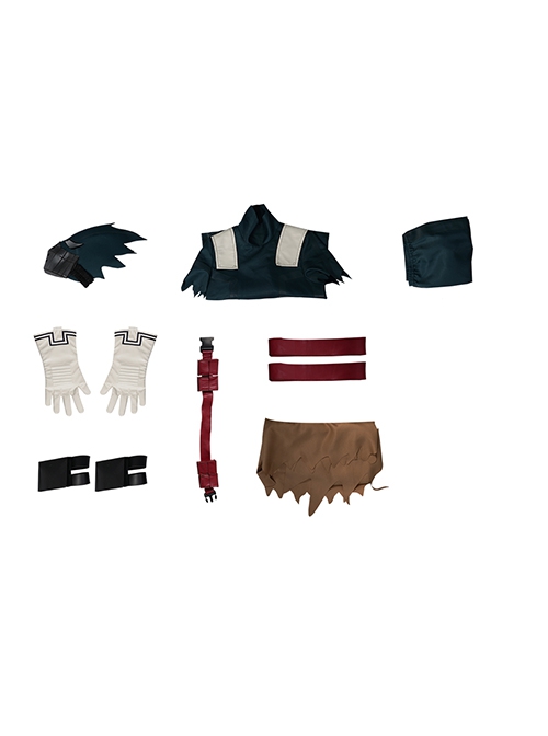 Anime My Hero Academia Halloween Cosplay Izuku Midoriya Deku Costume Set Without Backpack