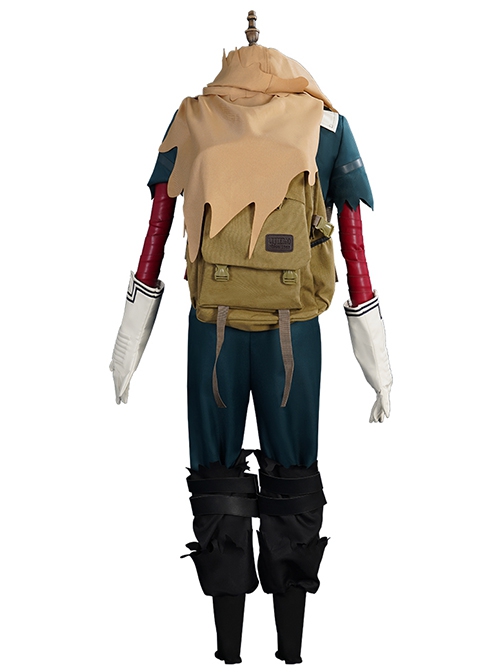 Anime My Hero Academia Halloween Cosplay Izuku Midoriya Deku Costume Set Without Backpack