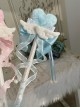 Fantasy Magical Girl Stage Property Ribbon Bowknot Sweet Lolita Plush Cute Heart Shape Star Wings Magic Wand