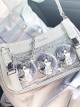 Killer Pain Series Sweet Cool Biker Style Itabags Transparent Layer Displayable Kawaii Fashion Crossbody Armpit Bag