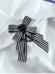 Wonderful Trick Series Ouji Fashion Black White Stripes Sweet Cool Versatile Accessory Lolita Brooch