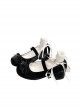 Korean Style Spring Fashion Cute Doll Sense Ribbon Bowknot Cute Round Toe Sweet Lolita Low Heels Mary Jane Shoes