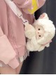 Little White Lamb Hug Soft Cute Sweet Kawaii Fashion Cartoon Plush Sheep Toy Crossbody Bag Dolly Backpack