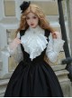 Night Traveller Series Black Breast Support Elegant Big Hemline Noble Simple Classic Lolita Sleeveless Long Dress