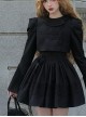 Night Traveller Series Stylish Elegant Lady Black Rose Long Lace Ribbon Classic Lolita Waist Decoration