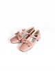 Evaporated Milk Series Cute Bowknot Retro Elegant Lady Classic Lolita Square Toe Low Heel Mary Jane Shoes