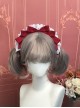 Daily Versatile Girl Retro Hair Accessory Cotton Lace Symmetrical Satin Ribbon Bowknot Sweet Lolita Headband