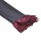 Dark Gothic Style Retro Burgundy Frill Collar Palace Puff Long Sleeves Black Slim Short Dress