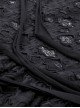 Gothic Style Ripped Hole Design White Cross Cool Rivet Decoration Black Suspender Slim Mini Dress