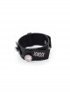 Shibuya Hotties Landmine Girl Y2K Versatile Sweet Cool Punk Lolita Leather Rhinestone Button Bracelet