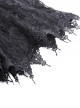 Gothic Style Elegant V Neck Exquisite Rose Lace Spliced Velvet Black Trumpet Long Sleeves Slim Dress