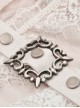 Steampunk Style Exquisite Buckle Asymmetric Hem Design White Dyed Sexy Suspender Tube Top Tight Dress
