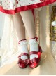 Soft Candy Series Bowknot Simple Daily Elegant Lady Low Heel Classic Lolita Pointed Top Mary Jane Shoes